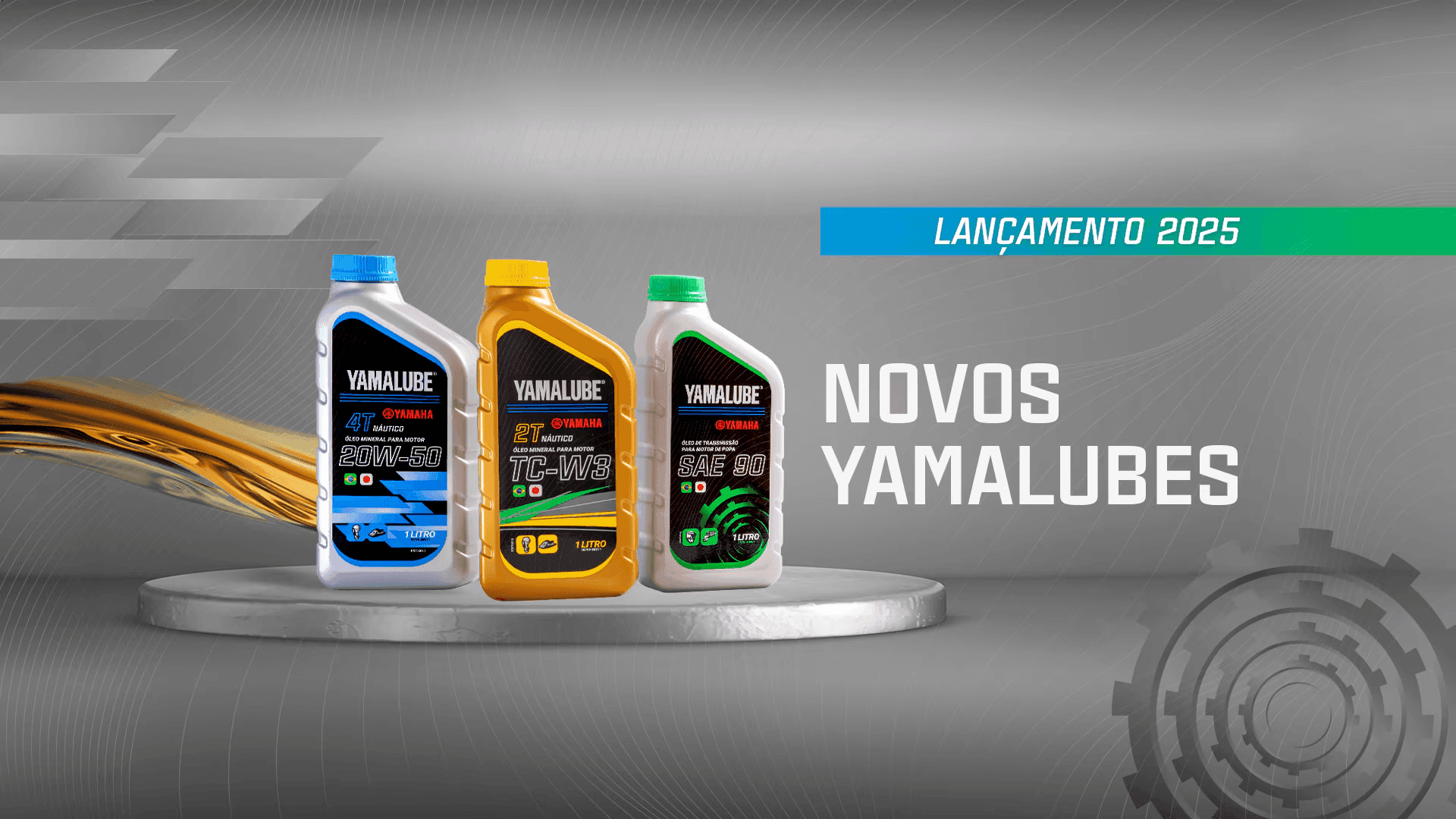 Peças genuínas e Yamalube